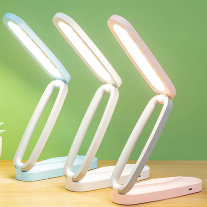 Folding USB Rechargeable Eye Protection Desk Lamp Led Study Touch Student Children Desk Reading Bedside Lamp eprolo