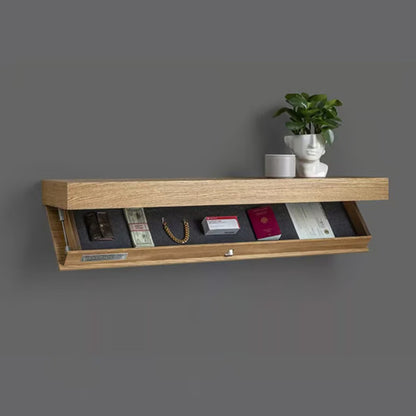 Magicflap Hidden Shelf - Wall-Mounted with Secret Compartment, a Floating Storage Solution. - Smart Savvy