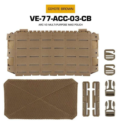Tactical ARC V3 Molle Mag Pouch for M4/AR15, laser-cut, for hunting & airsoft. - Smart Savvy