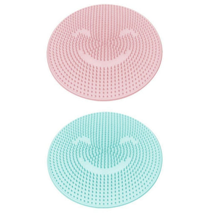Silicone Bath Shower Back Brush Massager Bath Foot Brush Dead Skin Anti Skid Pad Bath Mats eprolo