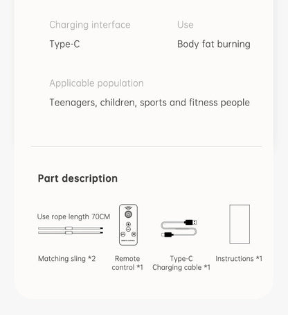 Smart Rope Skipping Machine Smart Jump Rope Machine 10-level Speed Adjustment Led Seven-color Light Wireless Music Function eprolo