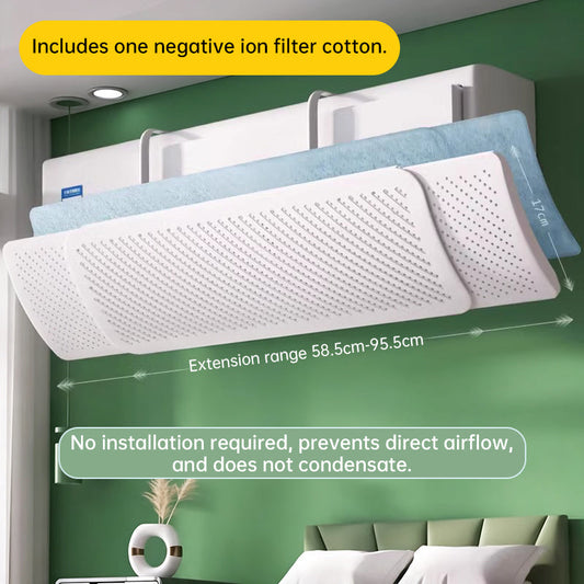 AC Wind Deflector – Adjustable Air Conditioner Diffuser to Stop Cold Air Blowing Directly on You eprolo