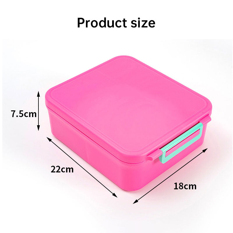 Kids' bento lunch bag: 1700ml containers with toppers, thermos, for school. eprolo