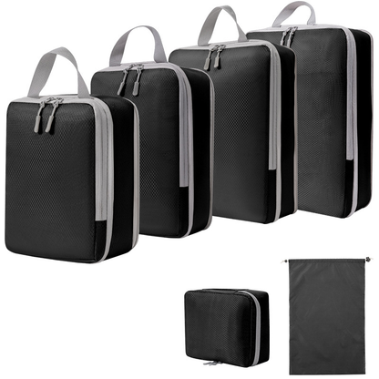Compressed travel storage bag set, digital toiletries and cosmetics storage bag, shoes, luggage, clothing, travel storage bag eprolo