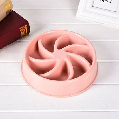 Pet Dog Slow Eating Training Bowl for Puppy Kitten Plastic Food Feeding Bowl Pet Avoid Choke Feeder Pet Dog Training Bowl eprolo