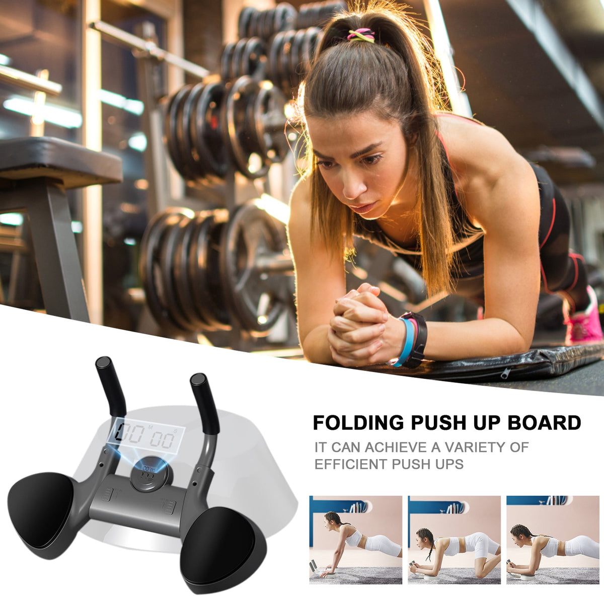 Plank Trainer Multifunctional Push-Up Fitness Board eprolo