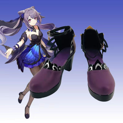 Shoes matching Genshin Impact Keqing cos clothing - Smart Savvy