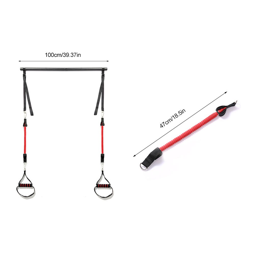 Resistance Band  Pilates Stick Gym Exercise Muscle Power Tension Bar With Fitness Stick Home Body Work Out Fitness Pull Rope eprolo