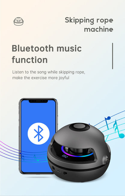 Smart Rope Skipping Machine Smart Jump Rope Machine 10-level Speed Adjustment Led Seven-color Light Wireless Music Function eprolo