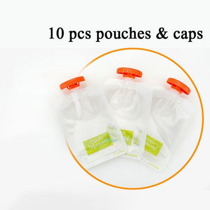 Squeeze Food Station Baby Food Organization Storage Containers Baby Food Maker Set Fruit Puree Packing Machine eprolo