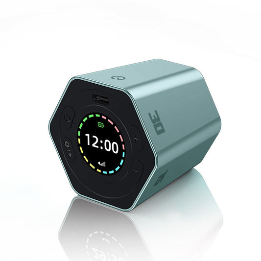 Hexagon Digital Clock Timer Magnetic Cubes Timer Kitchen Hexagon Flip Timer for Studying Cooking Exercising Easy To Use Magnetic eprolo