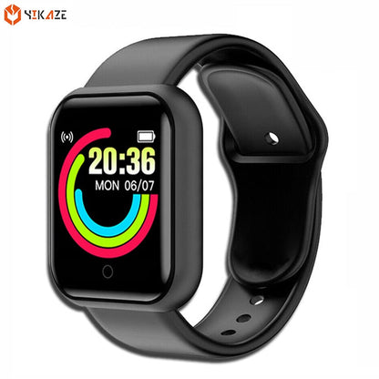 D20 Sport Smartwatch Men Women Bluetooth Heart Rate Blood Pressure Monitor Waterproof Y68 Smart Watch Kids Watch For Android IOS eprolo