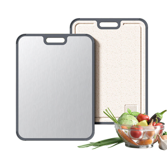 Double sided cutting board for household use with groove grinding and multifunctional vegetable cutting board eprolo