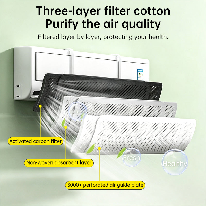AC Wind Deflector – Adjustable Air Conditioner Diffuser to Stop Cold Air Blowing Directly on You eprolo