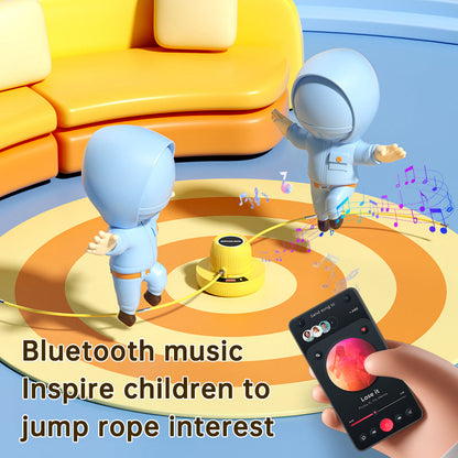 Smart Rope Skipping Machine Smart Jump Rope Machine 10-level Speed Adjustment Led Seven-color Light Wireless Music Function eprolo
