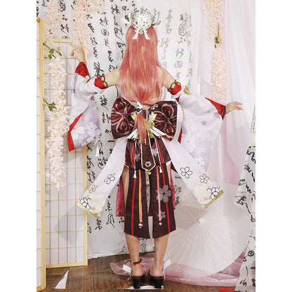 Genshin Impact Eight Gods Cosplay Costume Female Lightning General Eight Gods Anime COS server matching shoes - Smart Savvy