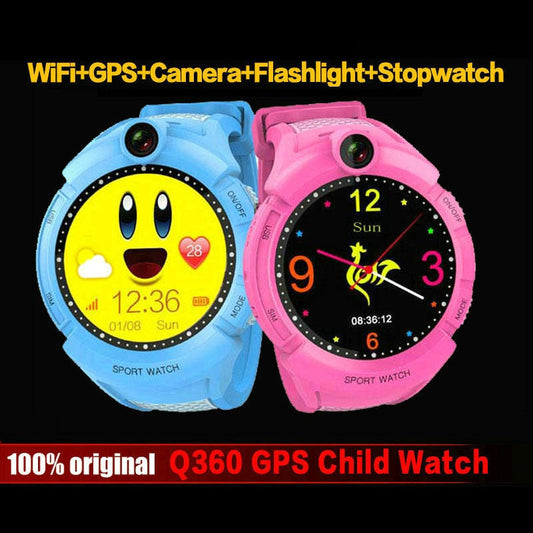 Q360 Kids Smart Watch with Camera GPS WIFI Location Child smartwatch SOS Anti-Lost Monitor Tracker baby WristWatch eprolo