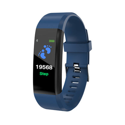 115 Plus Bluetooth Smart Watch Heart Rate Monitor Smart Watch Fitness Tracker Bracelet Waterproof Smart Wristband eprolo