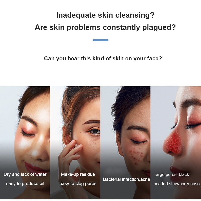Electric Small Bubble Blackhead Remover USB Rechargeable Water Cycle Pore Acne Pimple Removal Vacuum Suction Facial Cleaner Tool eprolo