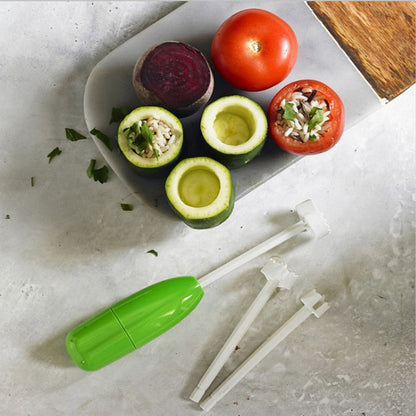 4pcs/set Kitchen Gadget Accessory Vege Drill Digging Corer Cooking Tool Vegetable Spiral Cutter Spiralizer Creative Kitchen Item eprolo