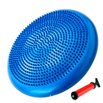 PVC Inflatable Yoga Massage Ball Fitness Yoga Balancing Ball Pad Training Cushion Stability Exercise Point Massage Mat Ball Dish eprolo