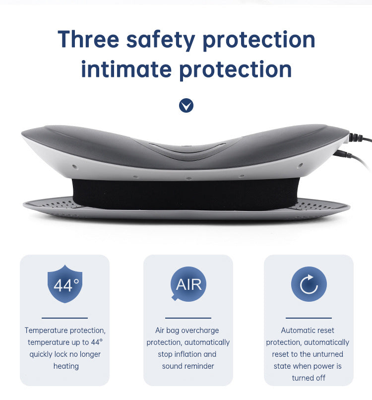 Smart Heated Back Massager with Air Traction & Infrared Therapy – Relieve Lower Back Pain Fast - Smart Savvy