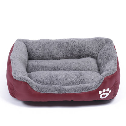 New, soft, and cozy fleece pet bed. Waterproof bottom. Suitable for small, medium & large pets. Keeps pets warm. - Smart Savvy