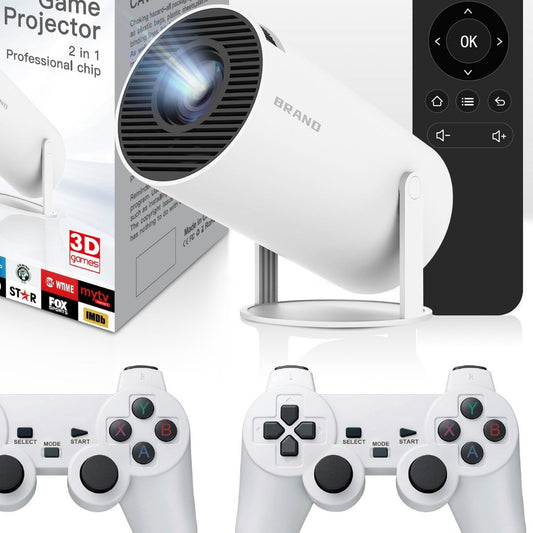 Game hot projector MAX300 portable 4k high-definition smooth with wireless controller - Smart Savvy