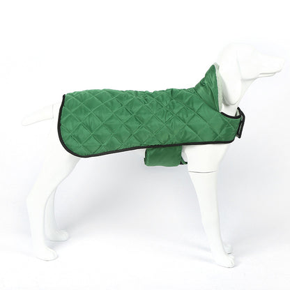 Heated Pet Clothing - New Fashion Warm Dog Cotton Jacket with Short Rabbit Fur - Smart Savvy