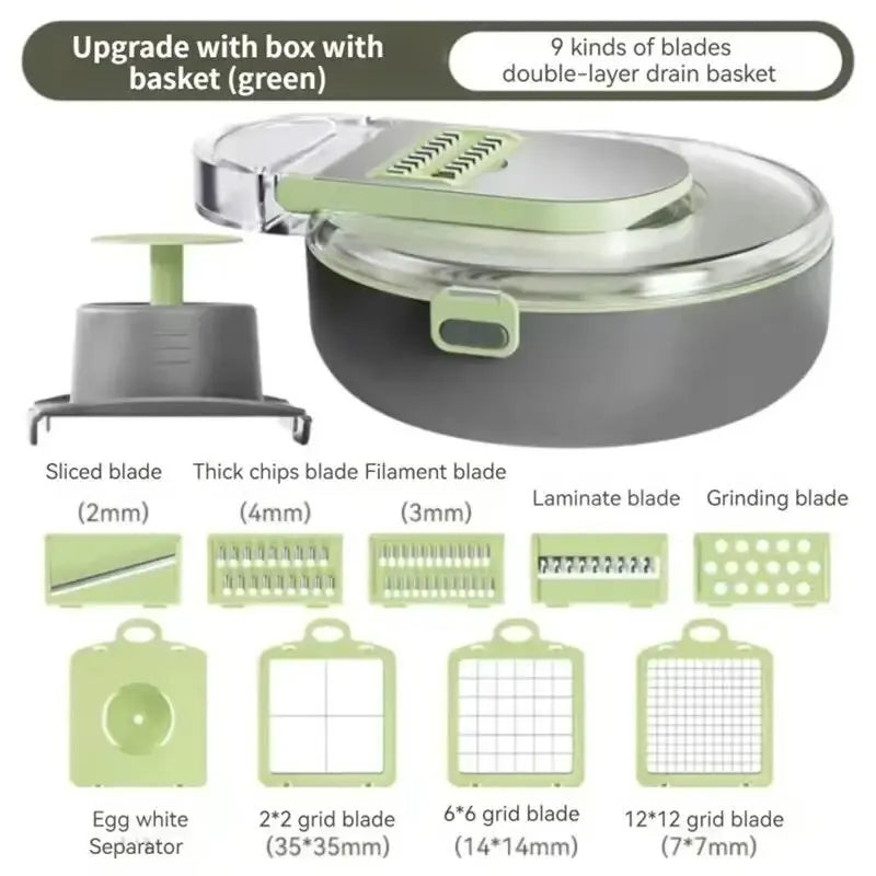 Hot Selling Vegetable Chopper Slicer  Veggie Dicer Cutter for Onion Tomato Potato Food Chopper with Draining eprolo
