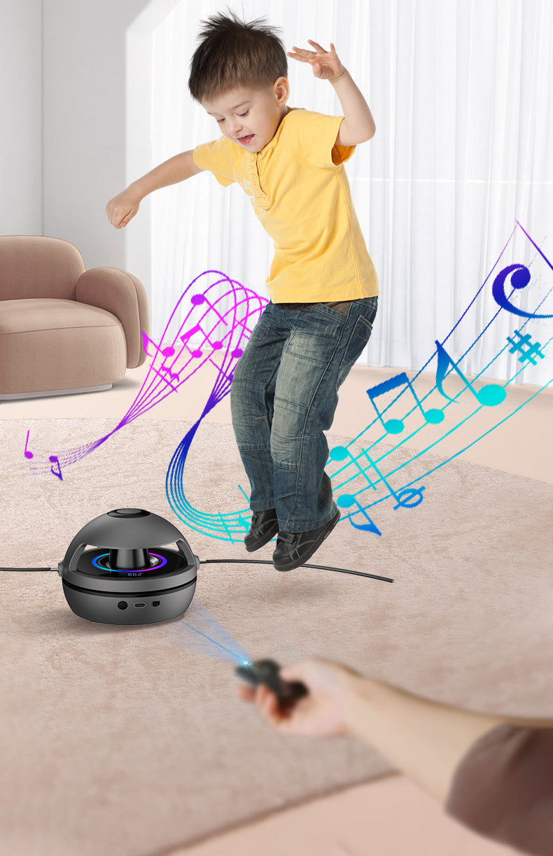 Smart Rope Skipping Machine Smart Jump Rope Machine 10-level Speed Adjustment Led Seven-color Light Wireless Music Function eprolo