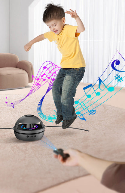Smart Rope Skipping Machine Smart Jump Rope Machine 10-level Speed Adjustment Led Seven-color Light Wireless Music Function eprolo