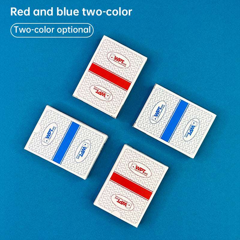 WPT Texas Hold'em Poker Cards. High - grade hard plastic, wholesale, full box, competition - spec, waterproof & anti - fold - Smart Savvy