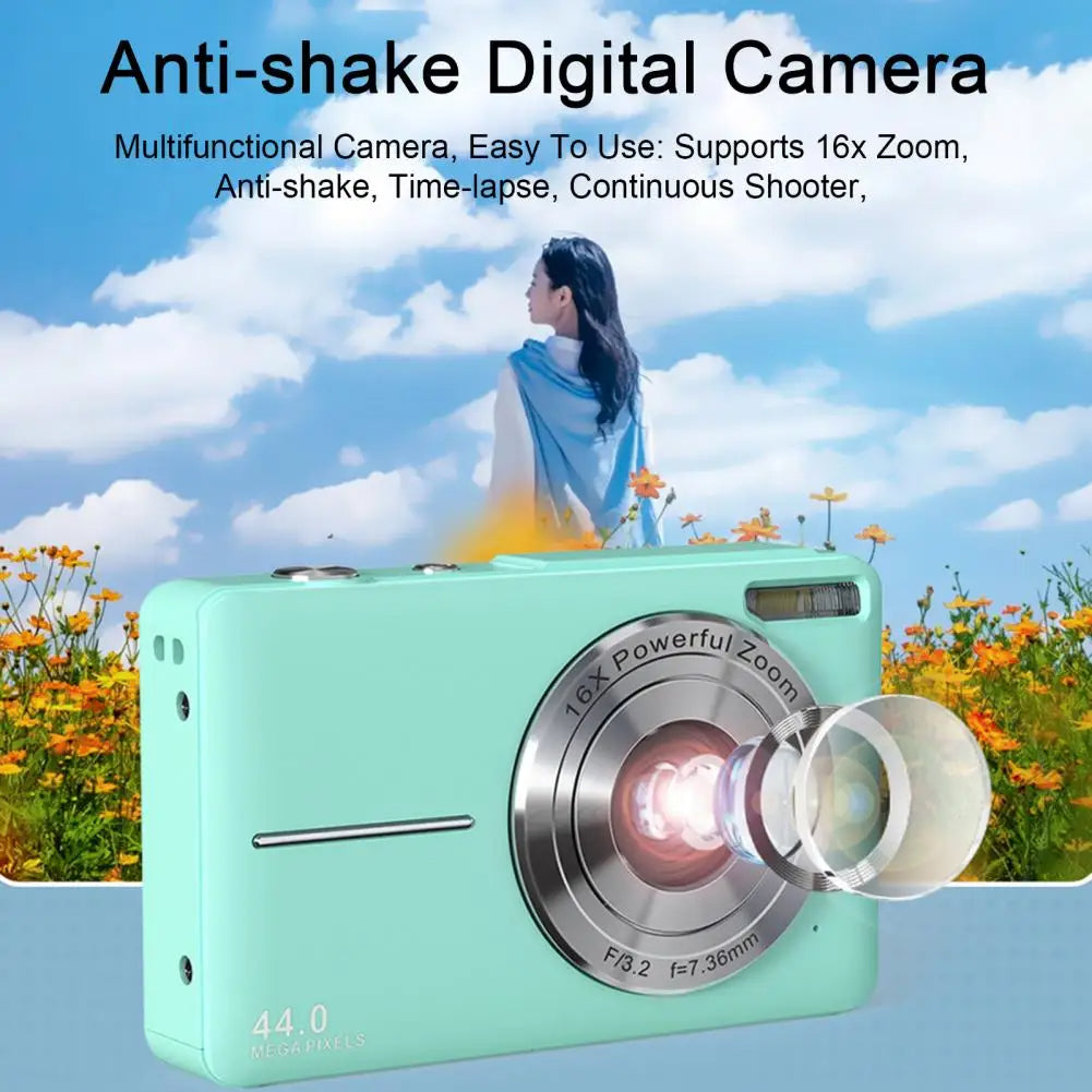 FHD 1080P Digital Camera  Compact Portable Digital Camera for Photography for Kid Adult Camcorder Camera eprolo