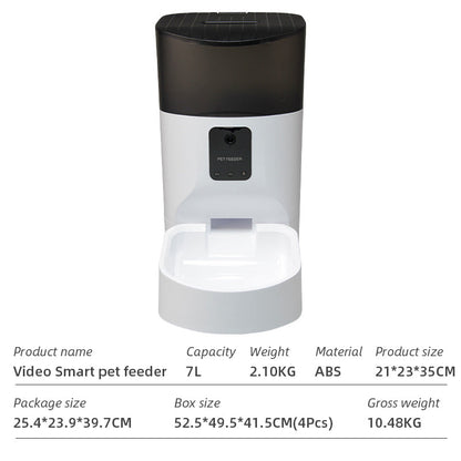 Wifi Smart APP Pet Feeder Household use Microchip Dog Automatic Pet Feeder Automatic Pet Feeder eprolo