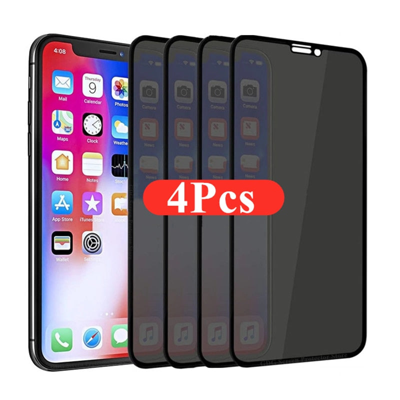 30 Degrees Privacy Screen Protectors for IPhone 12 11 Pro Max 13 Mini Anti-spy Protective Glass for IPhone XS XR X 7 Plus eprolo