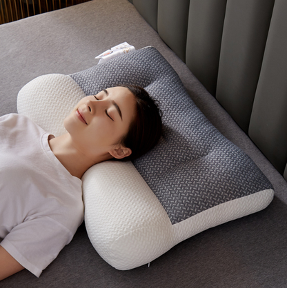 Japanese soybean fiber pillow reverse traction cervical vertebra repair pillow pillow pillow core neck protection pillow eprolo