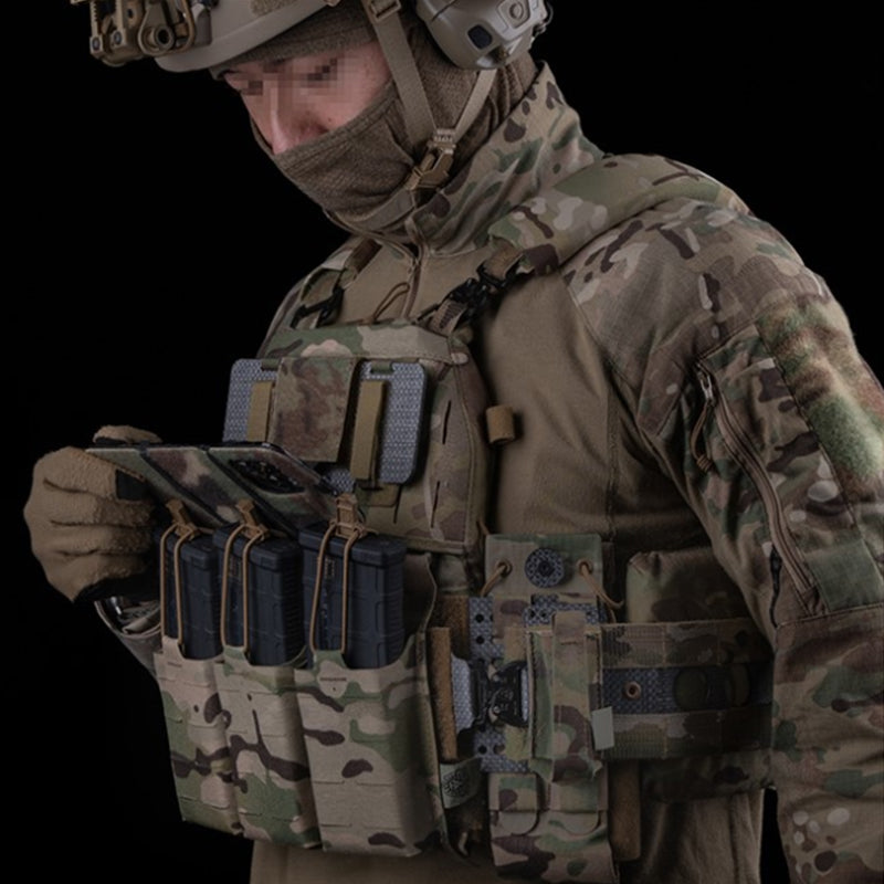 Tactical Phone Pouch, Molle, for Airsoft, Camping, Hunting. Foldable, for Phone & Map. - Smart Savvy