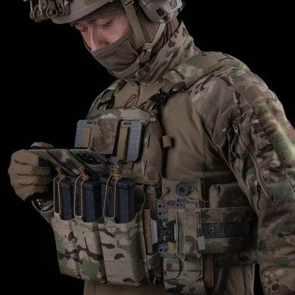 Tactical Phone Pouch, Molle, for Airsoft, Camping, Hunting. Foldable, for Phone & Map. - Smart Savvy
