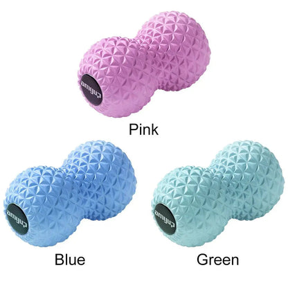 EVA Peanut Massage Ball Double Lacrosse Massage Ball Mobility Ball for Physical Therapy Deep Tissue Massage Tool Back Hand Foot eprolo