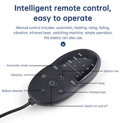 Smart Heated Back Massager with Air Traction & Infrared Therapy – Relieve Lower Back Pain Fast - Smart Savvy