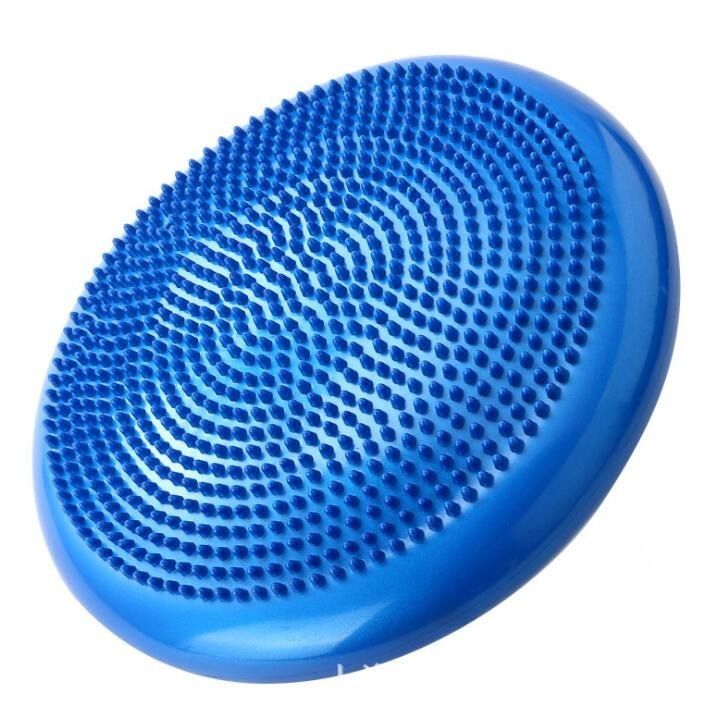 PVC Inflatable Yoga Massage Ball Fitness Yoga Balancing Ball Pad Training Cushion Stability Exercise Point Massage Mat Ball Dish eprolo