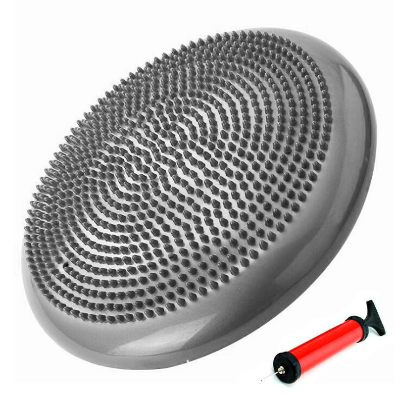 PVC Inflatable Yoga Massage Ball Fitness Yoga Balancing Ball Pad Training Cushion Stability Exercise Point Massage Mat Ball Dish eprolo