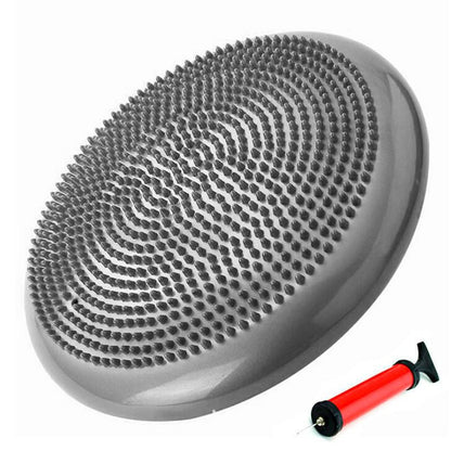 PVC Inflatable Yoga Massage Ball Fitness Yoga Balancing Ball Pad Training Cushion Stability Exercise Point Massage Mat Ball Dish eprolo