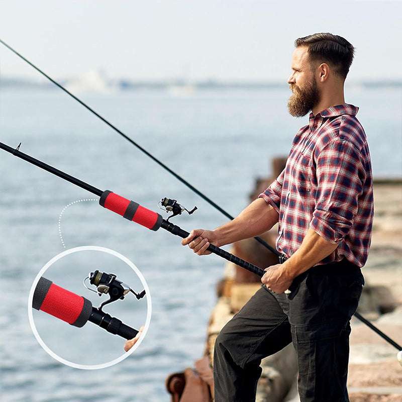 6 - piece set of 5.9 - inch lure wraps. Doubles as covers, gloves, hook protectors. Keeps anglers safe while fishing. - Smart Savvy