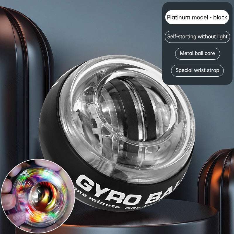 Auto-Counter Gyro Ball, a wrist exerciser with LED. Also named Wrist Power Gyro Ball, it builds arm strength for workouts. - Smart Savvy