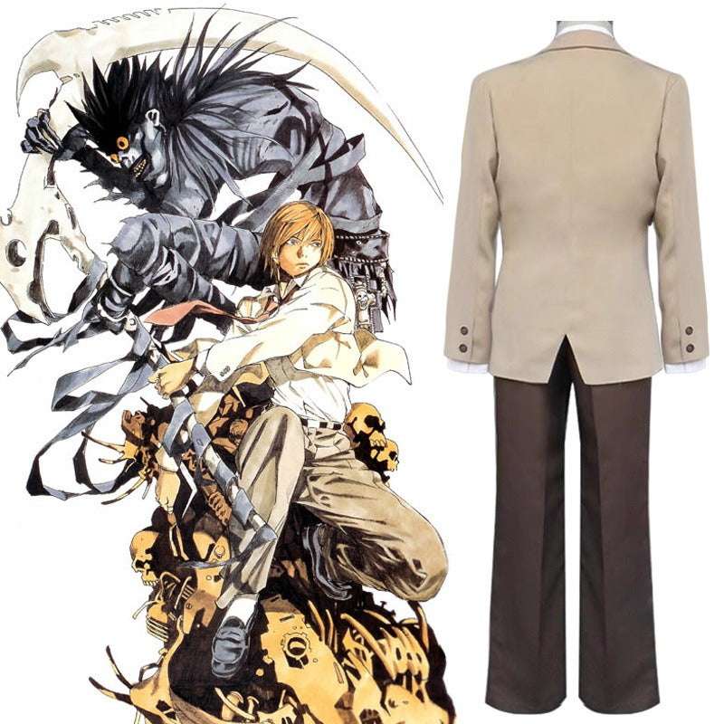 Death Note cosplay Night God Moon Yagami Light school uniform set cosplay costume cosplay costume - Smart Savvy