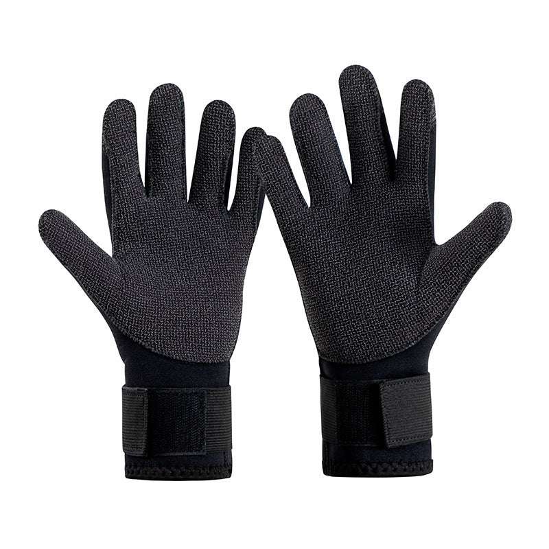 3/5mm Thick Kevlar Diving Gloves. Scratch-proof, for fish hunting, deep dive, spearfishing & skiing. - Smart Savvy