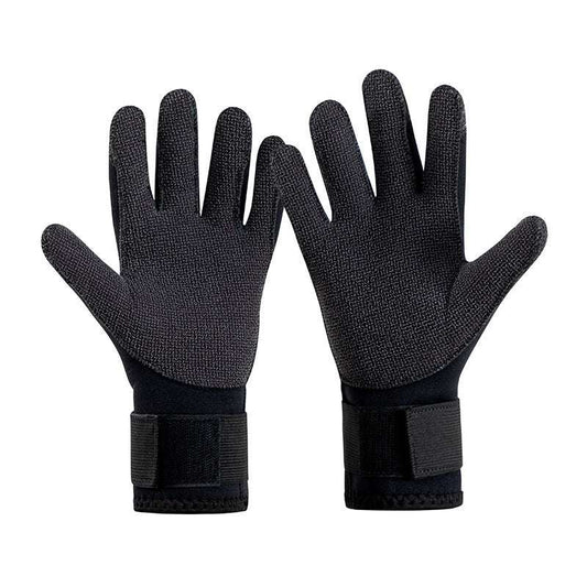 3/5mm Thick Kevlar Diving Gloves. Scratch-proof, for fish hunting, deep dive, spearfishing & skiing. - Smart Savvy