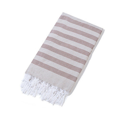 Turkish Beach Towel Striped Fringe Quick-Dry Large Size Cotton Bath Towel Multiple Styles Wholesale eprolo